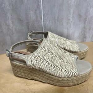 Steven by Steve Madden Casey Espadrille Wedge Shoes size 8M